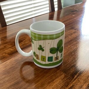 Irish Shamrock Mug Green St. Patrick’s Day Michael’s Standard Size Cup EUC